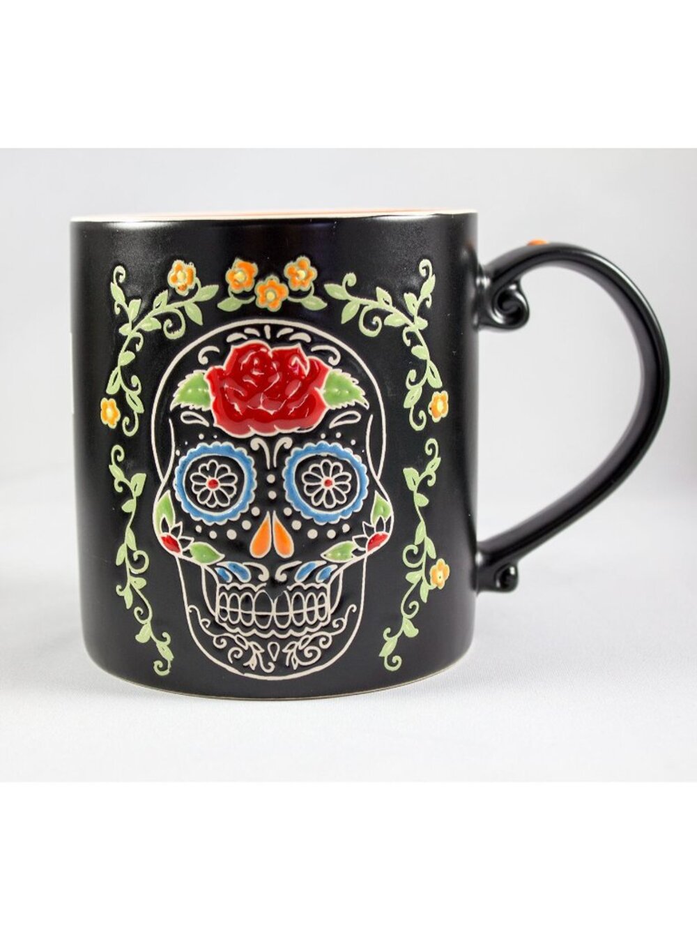 Eli + Ana Day of the Dead Skeleton Skull Mug Albert Halloween NEW 18oz.